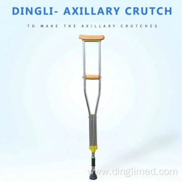 metal aluminum alloy medical axillary crutch